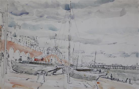 Harry Toothill Views of Sussex around Brighton largest 33 x 44cm